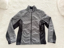 SPYDER Stealth Full Zip Hybrid ThermaWEB lightweight puffer jacket in polar Sz L