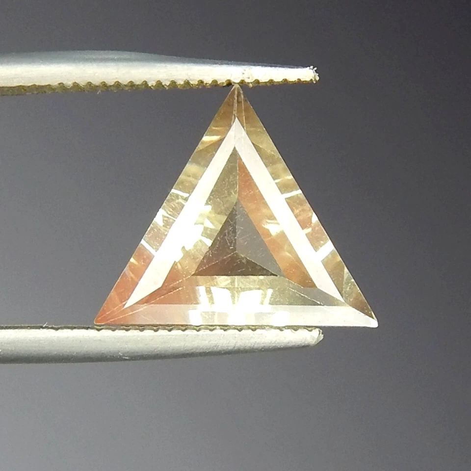 BEST 2.8ct Yellow Red Oregon Sunstone Copper Schiller Natural Mined Unheated USA - Image 2 of 4