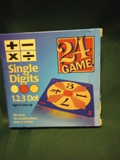 NEW Sealed 24 GAME 1,2,3 Dot SINGLE DIGITS Cards AGES 9 Mathematics  33956