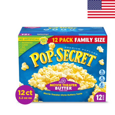 Pop Secret Microwave Popcorn, Movie Theater Butter, Flavor, 3 oz Sharing Bags, 1
