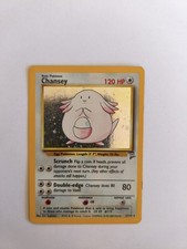 Pokémon TCG Chansey Base Set 2 Holo Unlimited Rare Card 3/130 LP