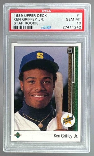 27411242 Ken Griffey Jr 1989 Upper Deck #1 Rookie RC PSA 10