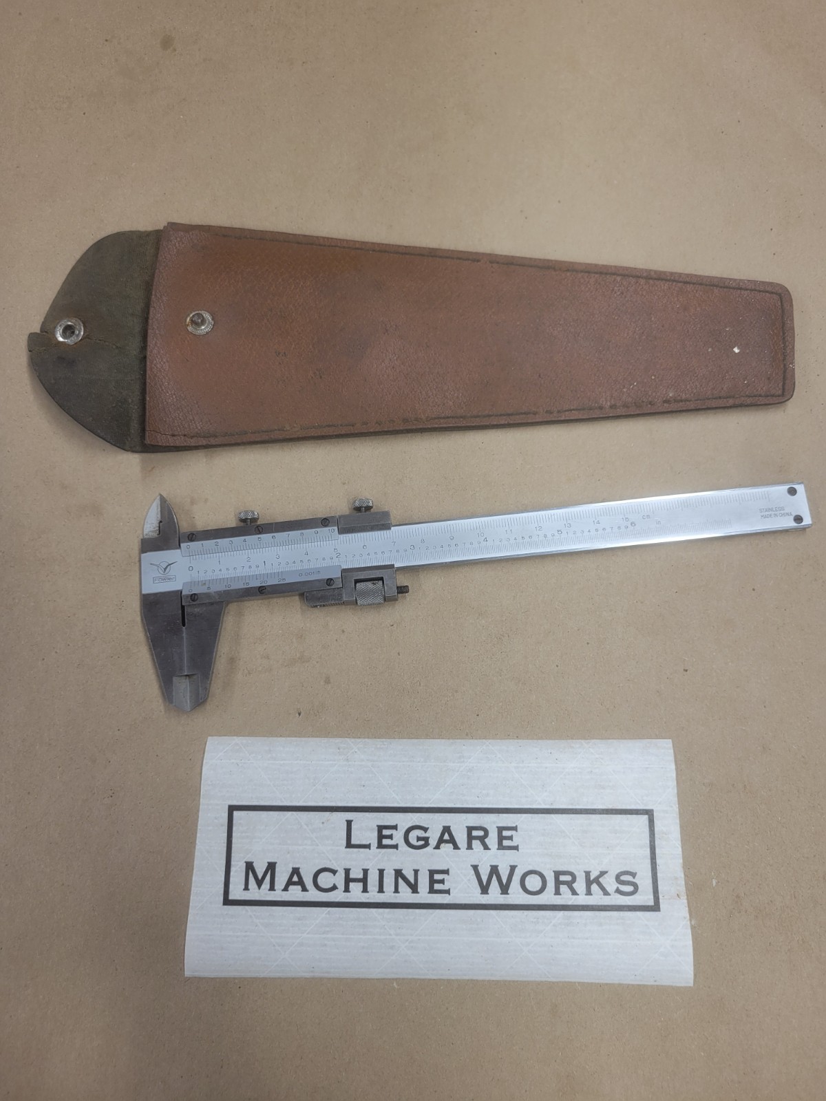 Fowler Vernier Caliper and Case