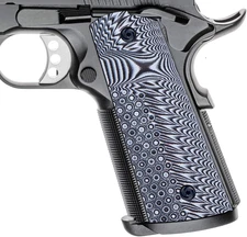 G10 Grips for Full Size 1911 Magwell Grip Ambi Safety Cut OPS Eagle Wing Texture
