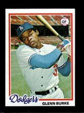 1978 Topps #562 Glenn Burke NMMT (RC) Dodgers *X118804