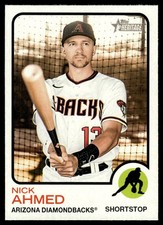2022 Topps Heritage Nick Ahmed Arizona Diamondbacks #135