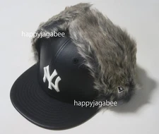 NEW ERA 59 Fifty Dog Ear Cap Synthetic Leather New York Yankees Japan Limited