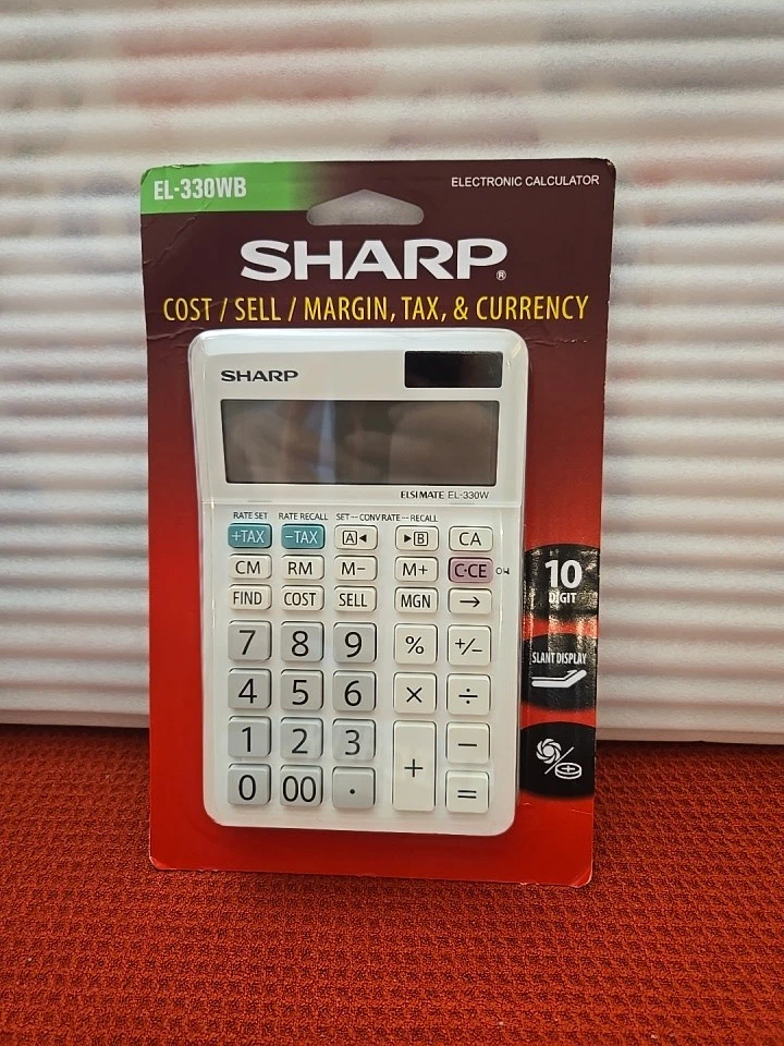 Sharp EL-330WB Calculator - Image 2 of 3