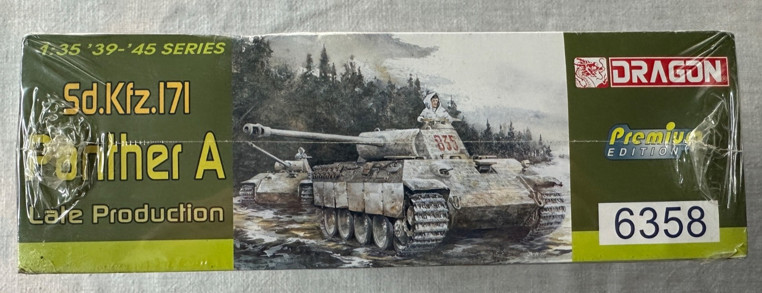 Dragon 6358 1/35 Sd.Kfz.171 Panther A late Production  new in factory sealed box thumbnail 5