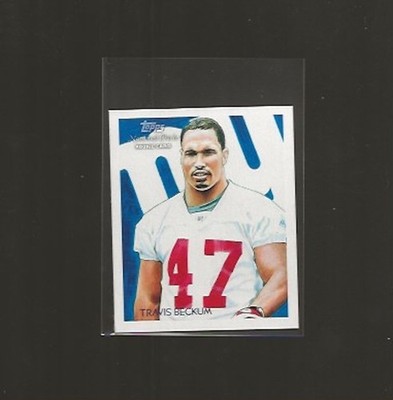 2009 TOPPS NATIONAL CHICLE TRAVIS BECKUM #C108 MINI BAZOOKA BACK