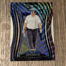 2024 Select JIM HARBAUGH Suite Level Tri-Color Prizm /149 #375 Chargers SP