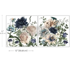 Re-Design with Prima Transfer - CERULEAN BLOOMS