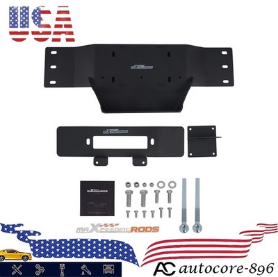 Hidden Winch Mount Plate For Ford F-150 2009~2014 Steel Bracket Heavy Duty