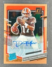 Dorian Thompson-Robinson 2023 Clearly Donruss Rated Rookie Auto Orange /75
