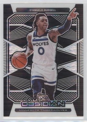 2019-20 Panini Obsidian White Pulsar D'Angelo Russell #23 go9