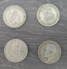 Collectable George V and VI One Shilling Coins