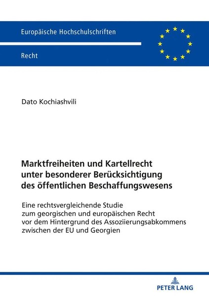 Dato Kochiashvili | Marktfreiheiten Und Kartellrecht Unter Besonderer...-image