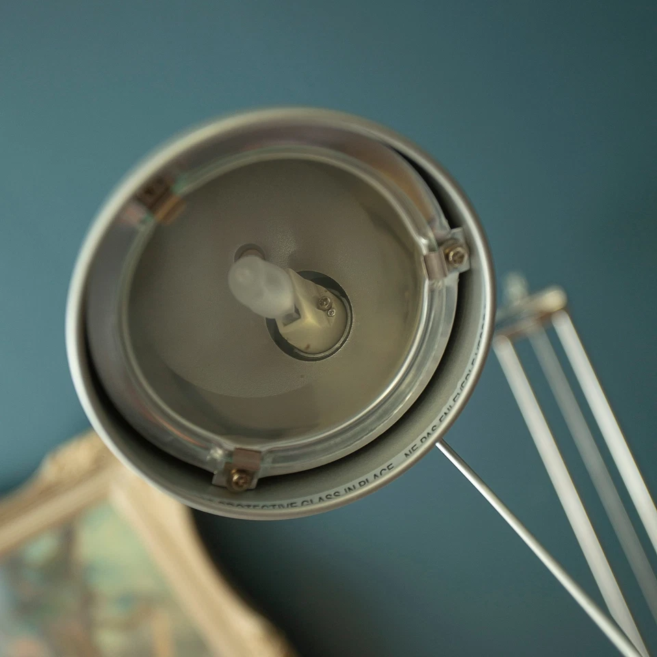 IKEA Antifoni Desk Lamp Adjustable Architect Task Lamp Silver - Image 4 of 4