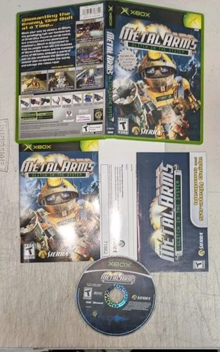 Metal Arms: Glitch in the System (Xbox, 2003) Complete w/ Manual, Reg Card