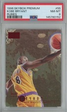 1996-97 Fleer SkyBox Premium Kobe Bryant Rubies #55 PSA 8 Los Angeles Lakers RC