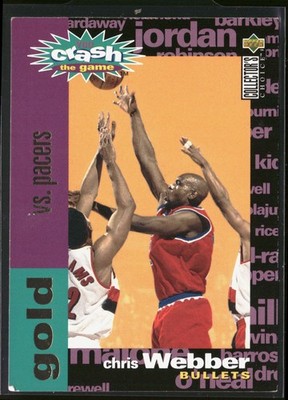 Chris Webber 1995-96 Collector's Choice #C15c You Crash the Game Gold: Scoring