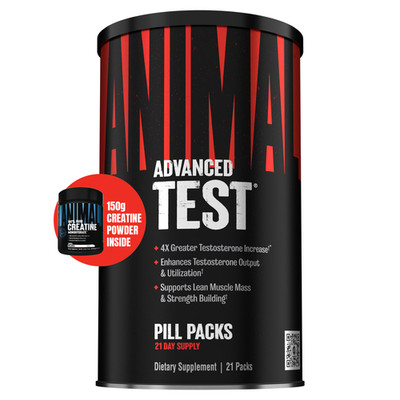 Animal Test Universal Nutrition 21 Pill Packs FREE 150g Creatine Powder Inside!