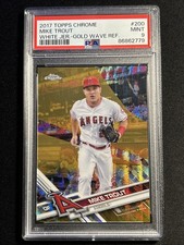 2017 Topps Chrome - Mike Trout #200 Gold Wave Refractor /50 PSA 9