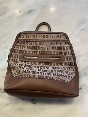 RARE Steve Madden Mini Bbailey Monogram  Brown Backpack