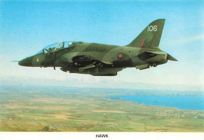 AK BAe Hawk T Mk 1 Flugzeug ungelaufen Ansichtskarte kt3515f