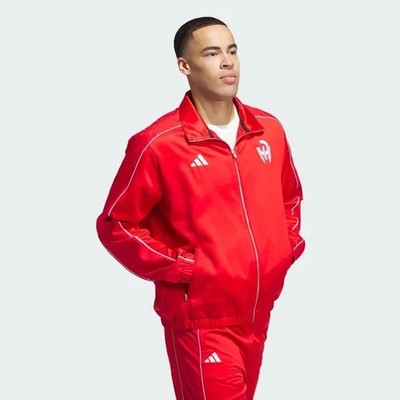 adidas Mahomes Collegiate Red Track Jacket. Men s je4332 $70
