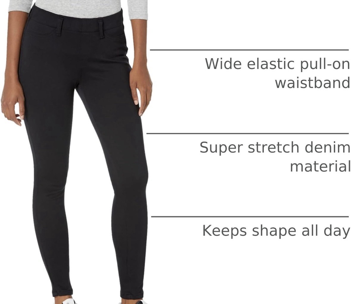 Amazon Essentials Women's Pull-On Knit Jegging Bl… - image 4