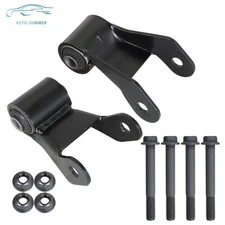 2× Rear Leaf Spring Shackle Kit For 1999-13 Silverado 1500 2500 722-029 2282071