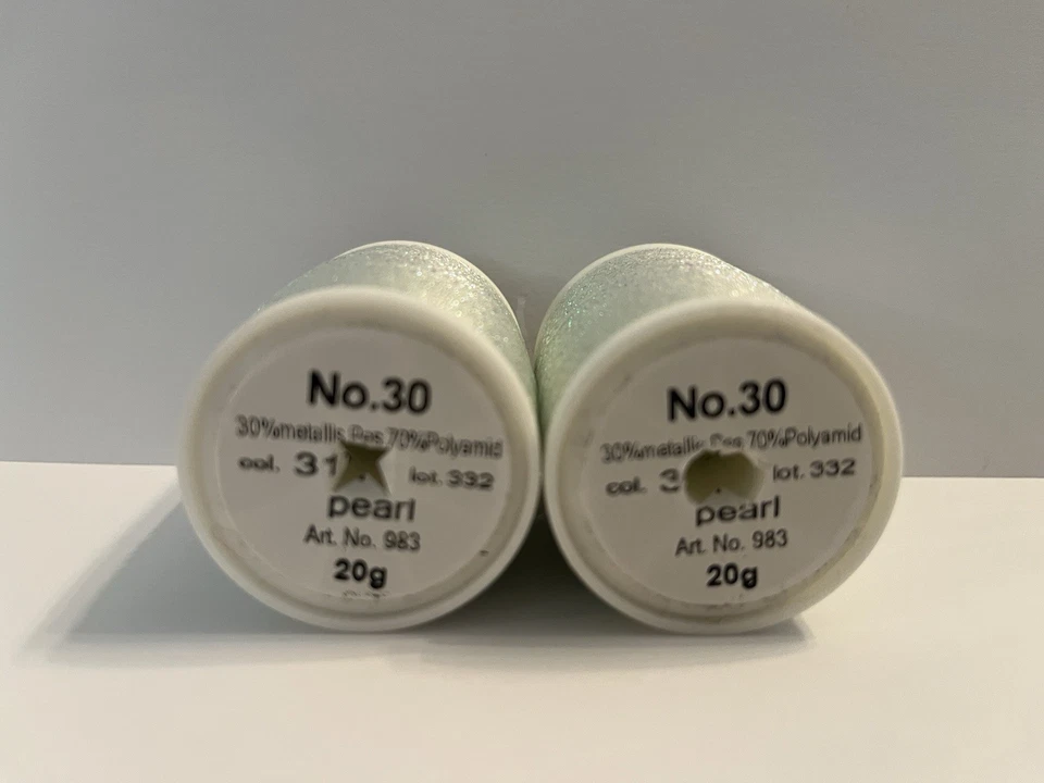 2 Madeira Super Twist Embroidery Thread #30 Opalescent Pearl Metallic 983-311 - Image 3 of 3