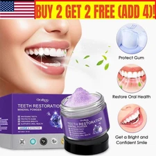 Oralhoe Dental Restoration Mineral Powder, Mineral Tooth Powder, Teeth Whitening