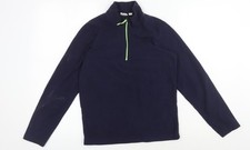 Mountain Warehouse Jungen blau Fleecepullover Sweatshirt 11-12 Jahre