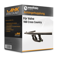 für Volvo V60 Cross Country 09.2010-12.2018 Westfalia AnhäNgerkupplung Abnehmbar
