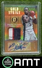 Dikembe Mutombo Patch Auto 2016-17 Panini Gold Standard 8/10 Strike Prime Nets