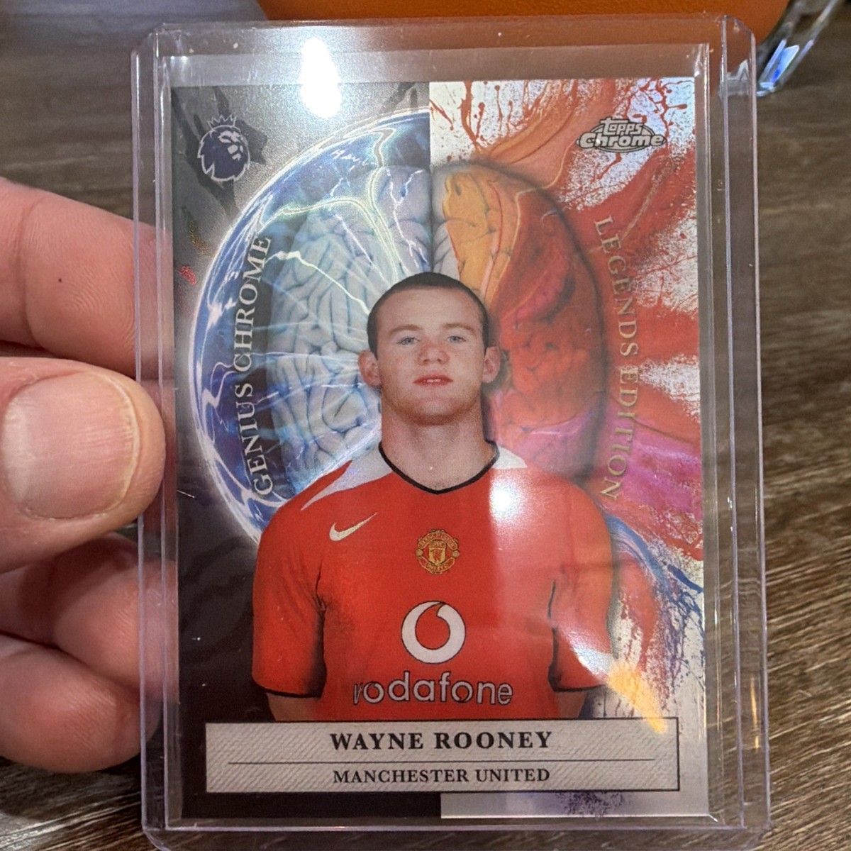 2026 Topps Chrome Premier League Wayne Rooney #GC-3 Genius Chrome
