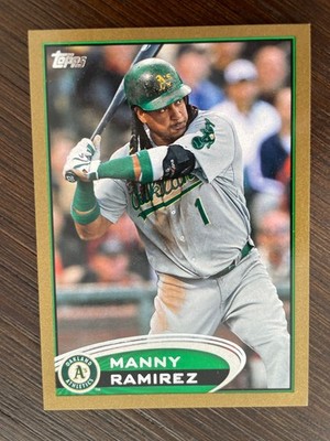 Manny Ramirez 2012 Topps Gold Parallel Serial Number /2012 #393