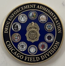 DEA Chicago Challenge Coin