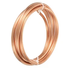 4mm x 5mm Long 2.0 M Refrigerator Copper Pipe Flexible Tubing