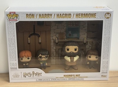 RON HARRY HAGRID HERMIONE #04 Funko Pop! DELUXE MOMENT Harry Potter HAGRID'S HUT