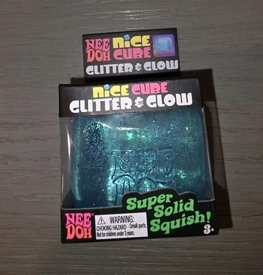 Needoh Nice Cube Glitter and Glow 1pc 100% Authentic