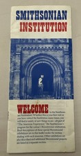 Vintage 1970’s Smithsonian Institution Welcome Pamphlet Brochure
