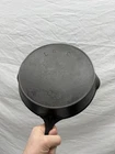 Antique Cast Iron Skillet "ERIE 9 D" Griswold Skillet Number 9 - Cracked
