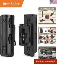 360  Rotating Telescopic Baton Holder - Tactical Expandable Pouch for Duty Belts