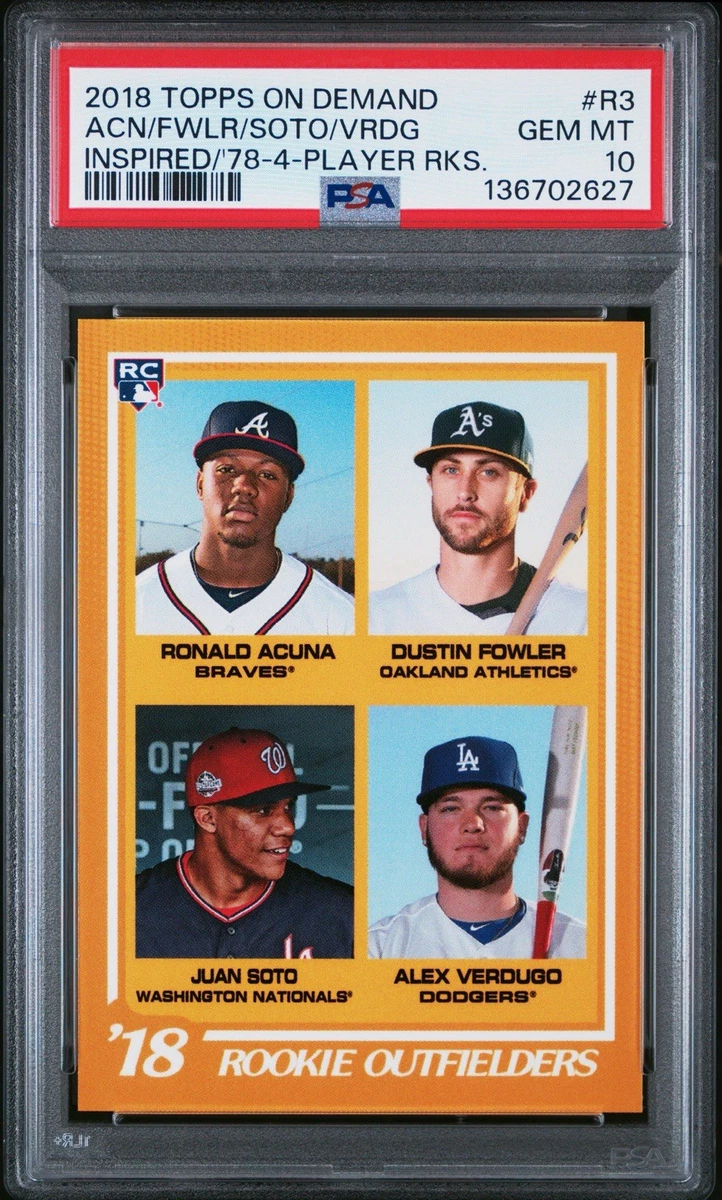 Topps Baseball 2018 Season Ronald Acuña Jr. Sports Trading Cards