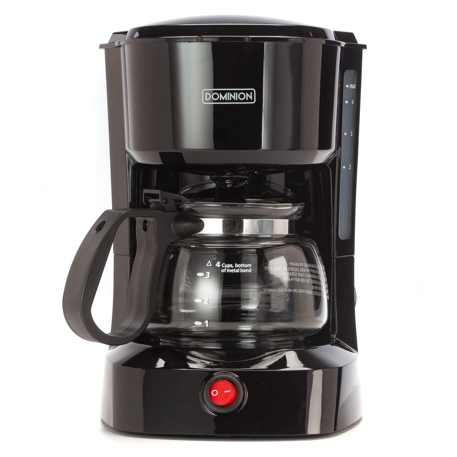 Compact Coffee Pot Brewer Machine, Quiet With On / Off Led .