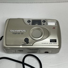 Olympus Trip 50 AF QD 35mm Point  Shoot Film Camera Turns On -No Film Test
