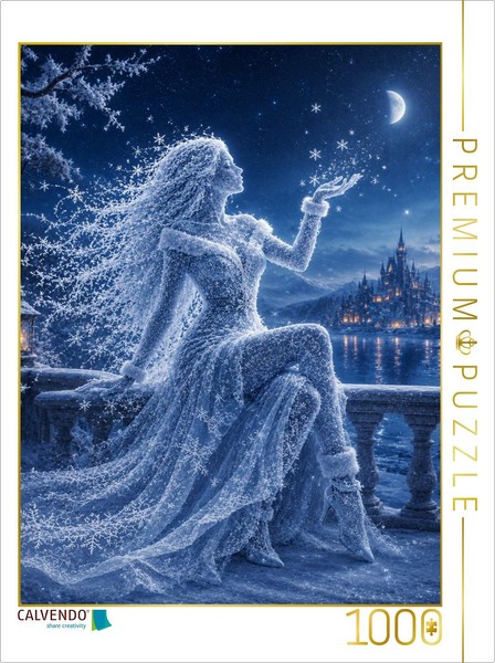 Calvendo Puzzle Queen Of The Snowflakes | 1000 Pieces, Finished Size 25.2 × 18.9-image